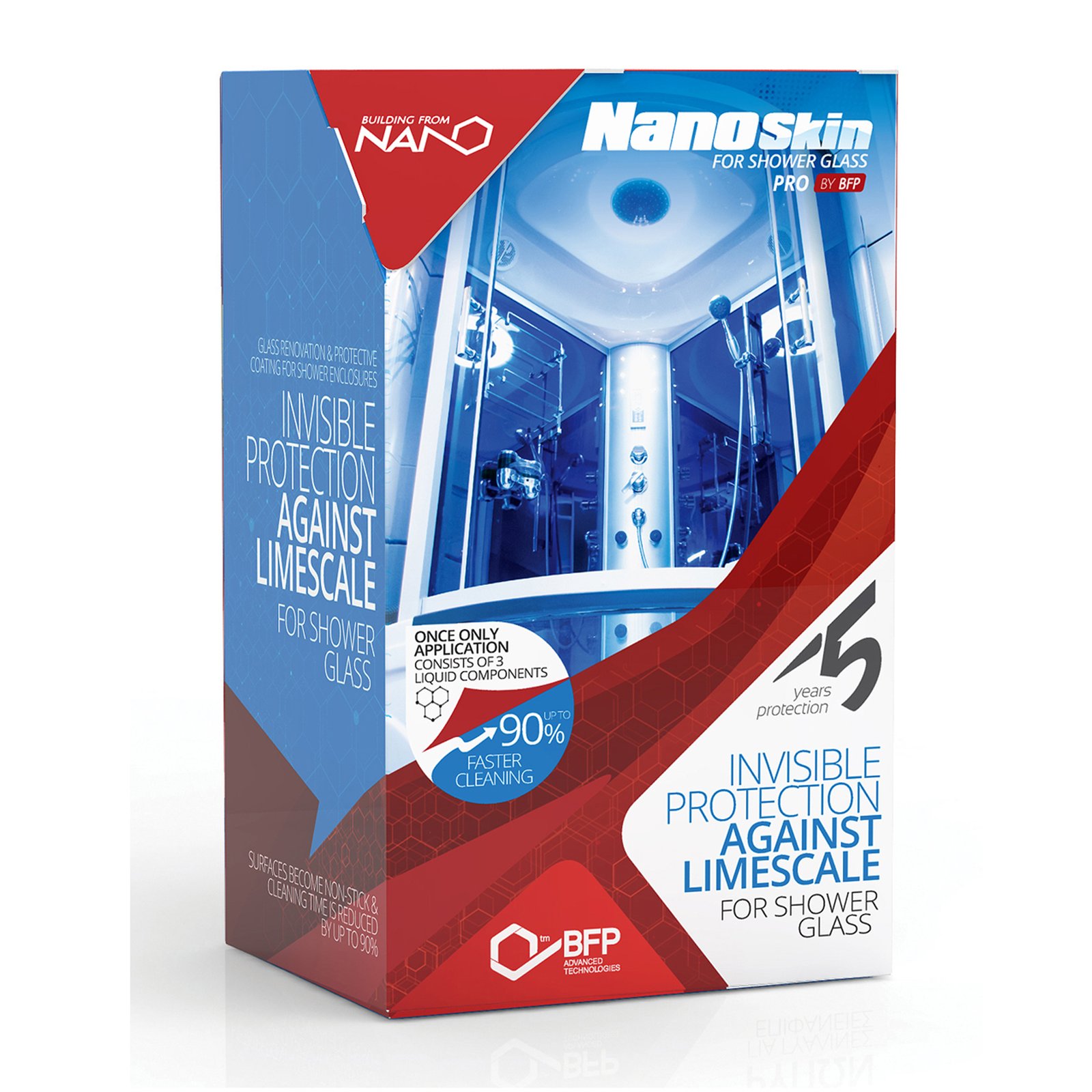 NanoSkin PRO for shower glass