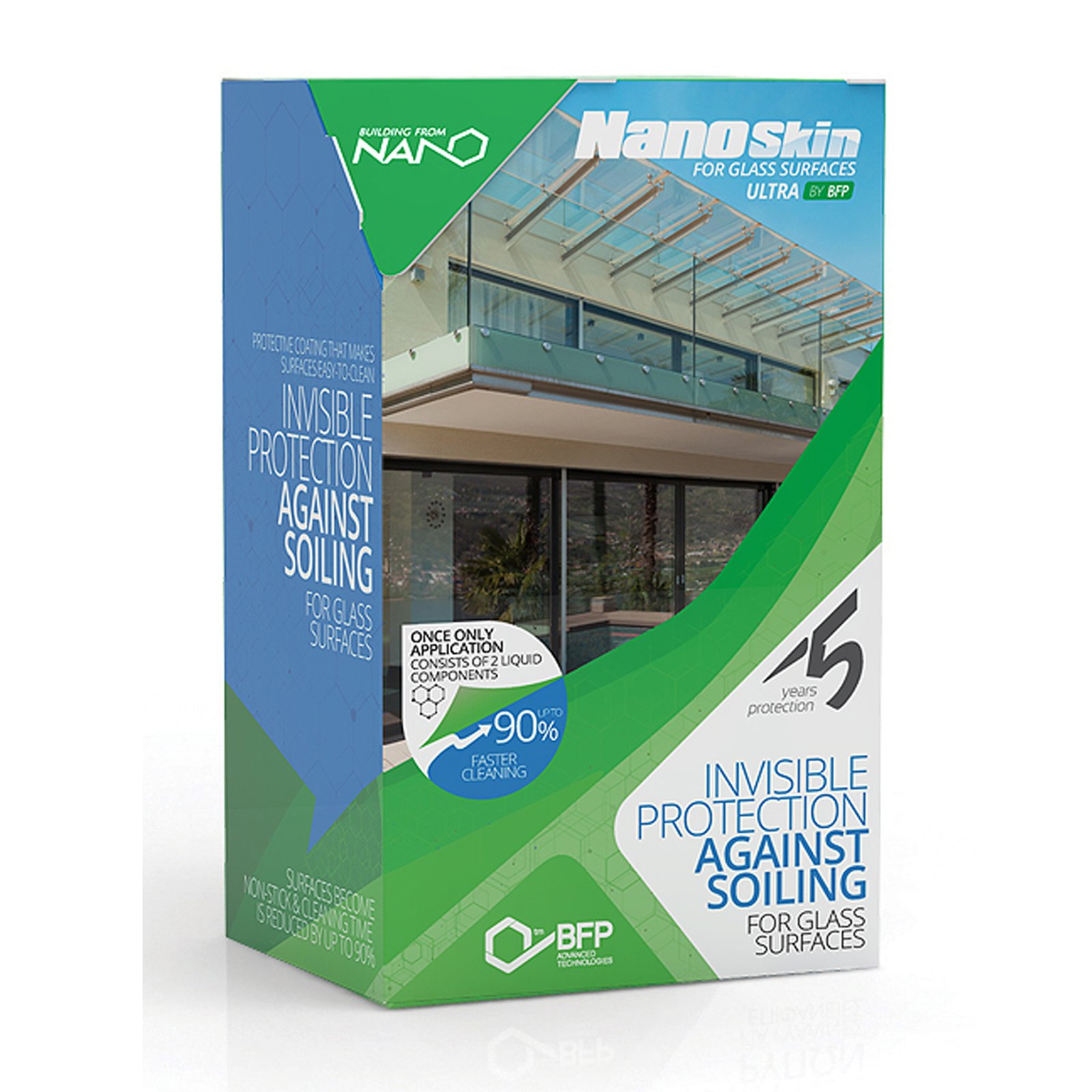 NanoSkin ULTRA for glass surfaces